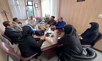 هماهنگی های لازم در خصوص انعقاد تفاهم نامه بین دانشکده علوم توانبخشی و هلال احمر همدان 
